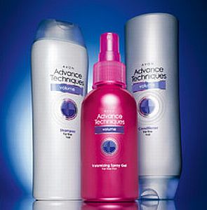 Shampoo, conditioner and volumising spray-gel for fine Hair